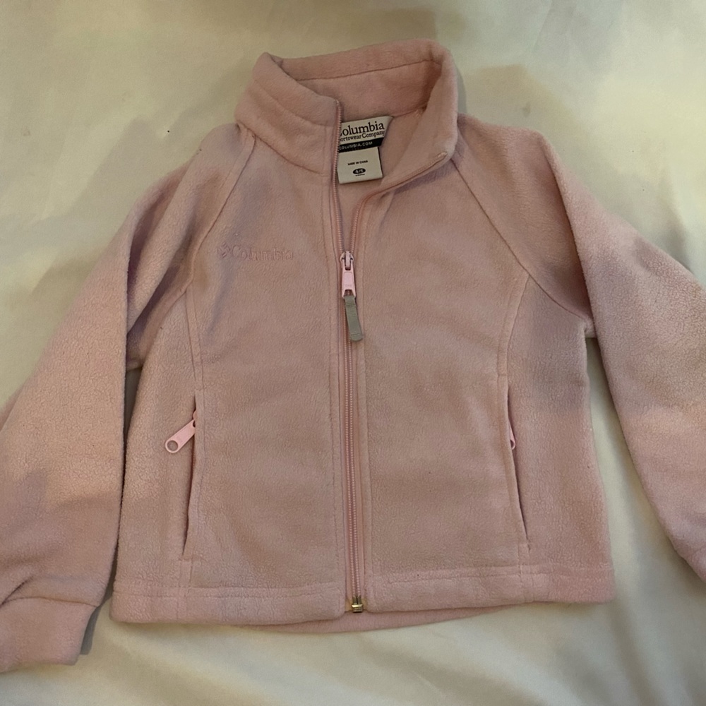 Pink Columbia 4-5 fleece